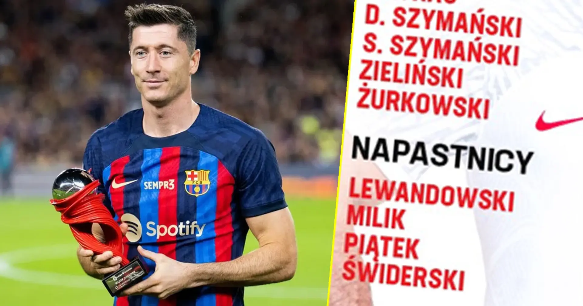 OFFICIAL: Lewandowski included in Poland's 26-man squad for World Cup