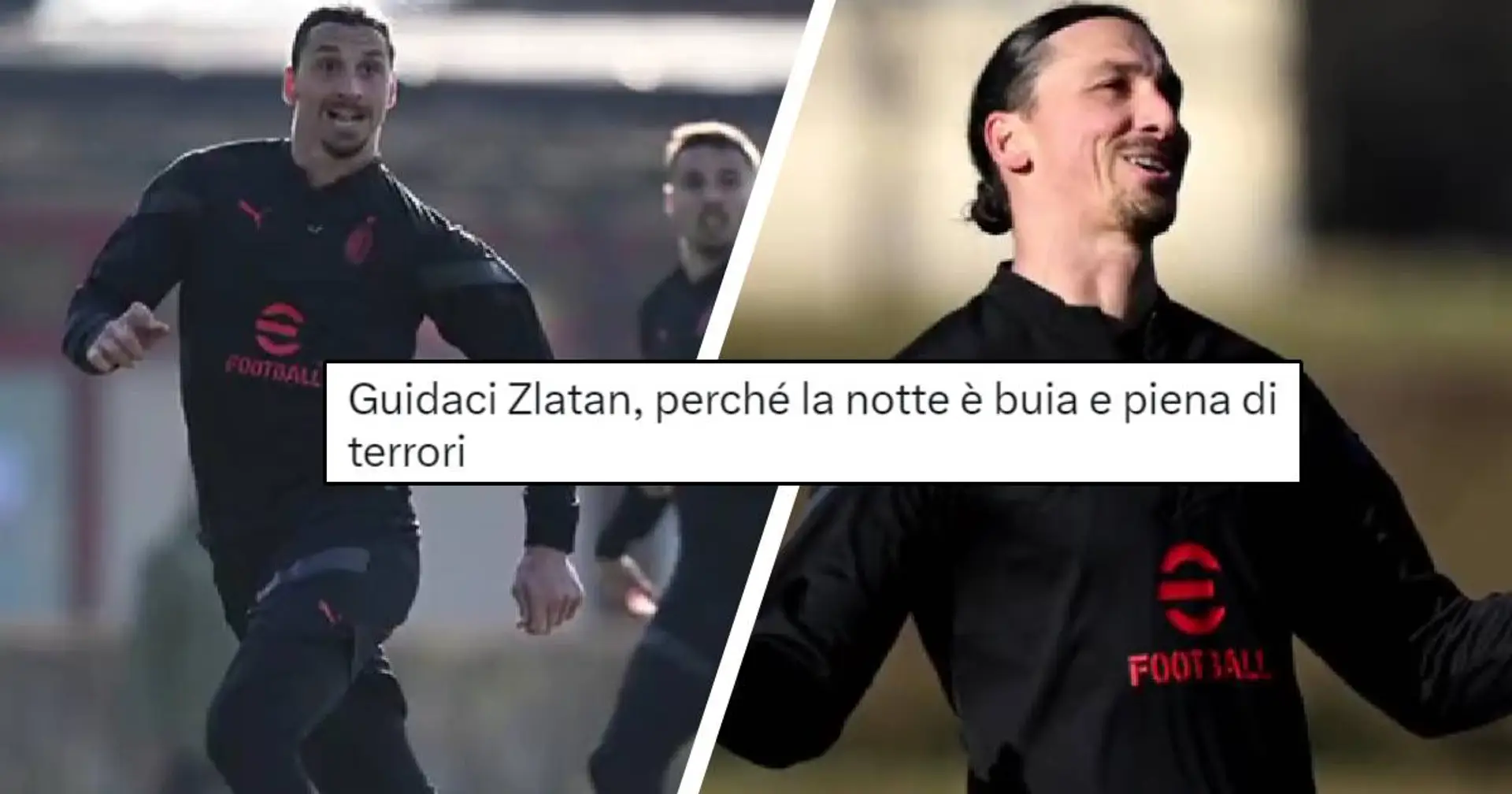Il ritorno di Ibrahimovic scatena i tifosi del Milan: "Guidaci Zlatan, perché la notte è buia e piena di terrori"
