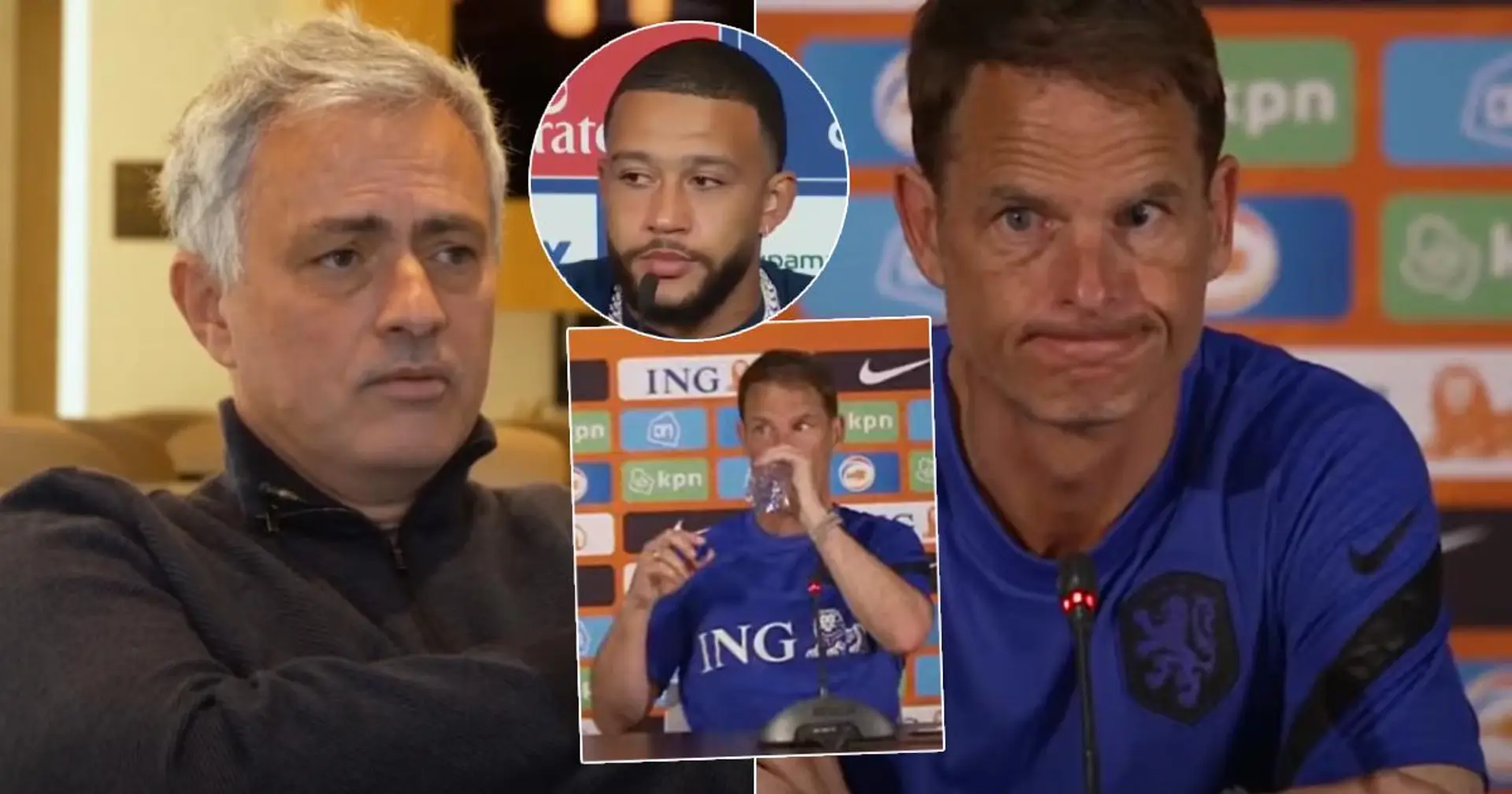 Mourinho: "De Boer hat keine große Erfahrung als National- oder Vereinstrainer. Ich sehe nicht, dass Holland bei der Euro 2020 das Halbfinale erreicht"