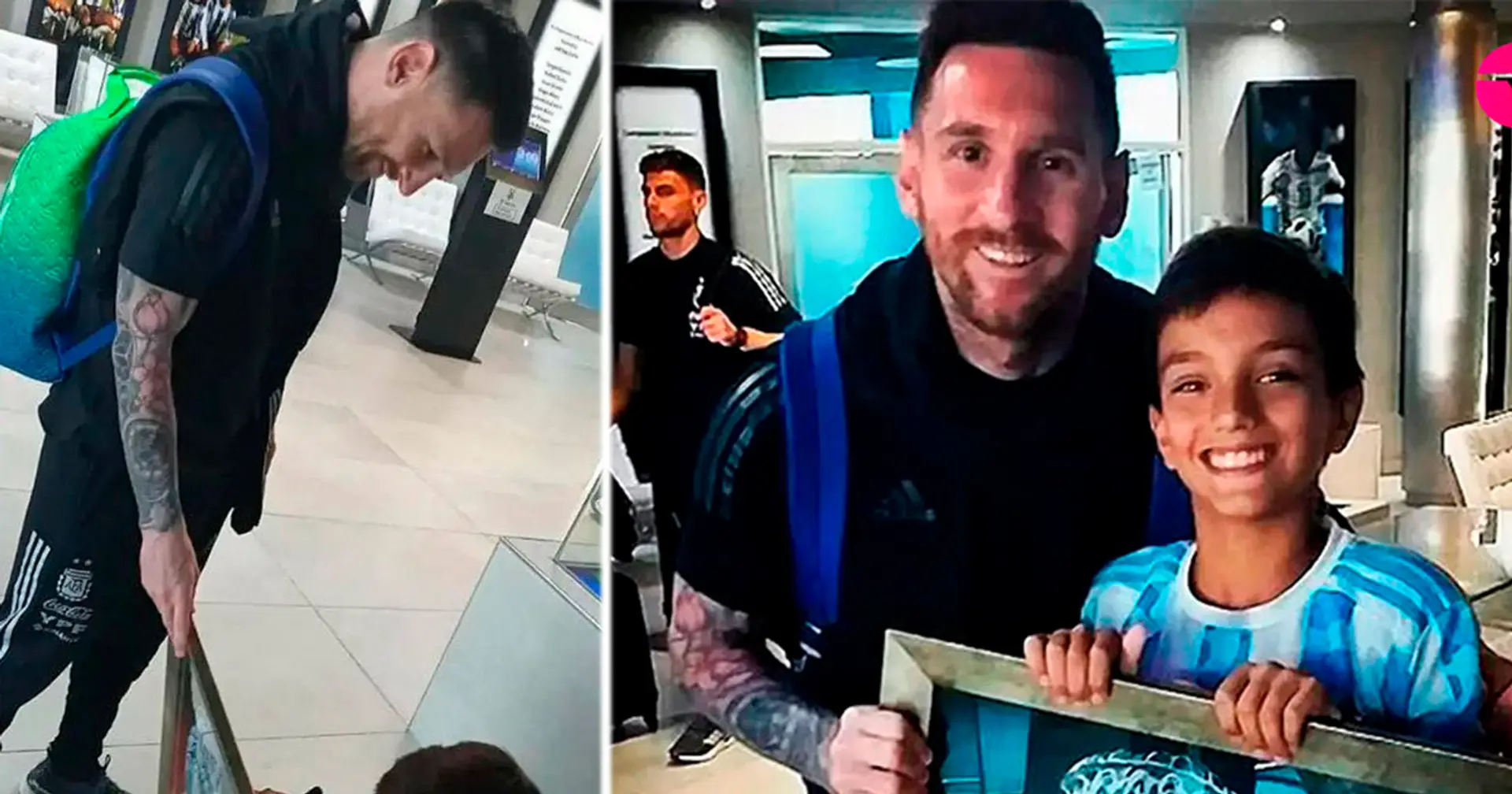 "L'avez-vous sérieusement fait vous-même?": Messi reçoit un cadeau spécial d'un jeune fan