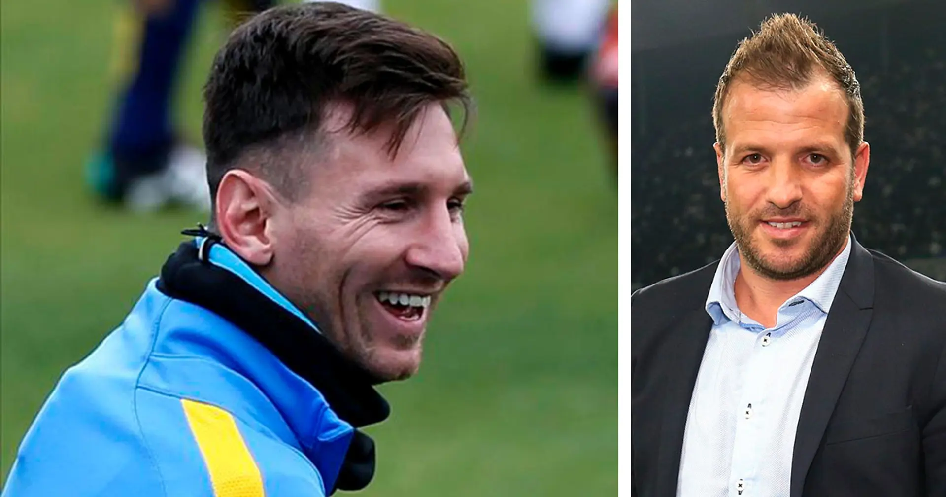 'Messi is a champion but he'd never achieve real success with Hamburg': Rafael van der Vaart