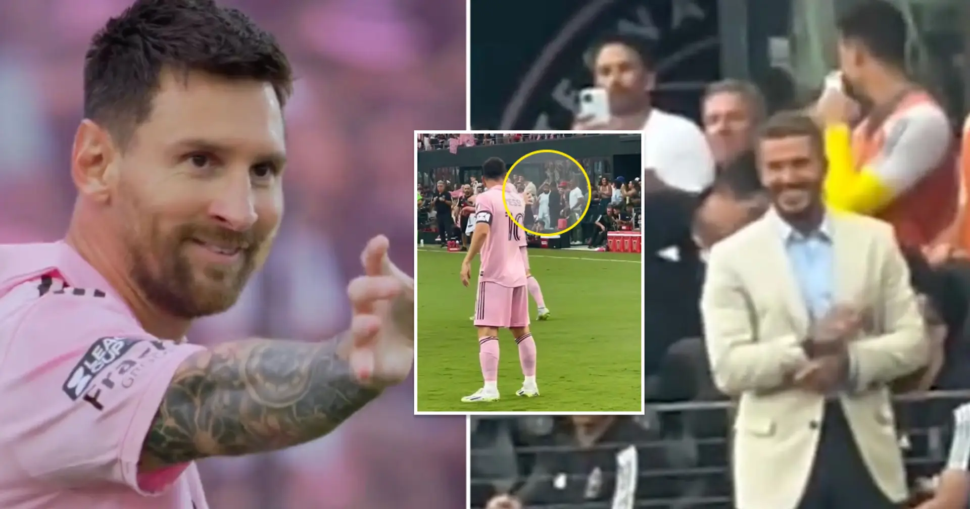 Spotted: Messi hits 'Hold my beer' celebration, dedicates it to Beckham