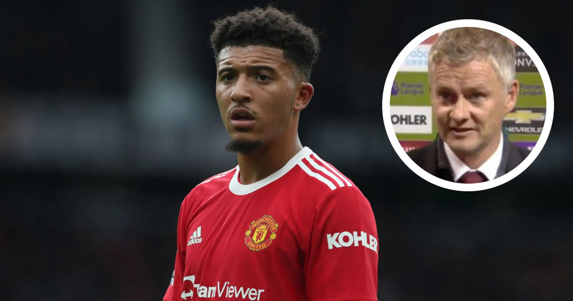 'You can't duck out of tackles': Ole opens up on post-match chat with Sancho after Everton draw