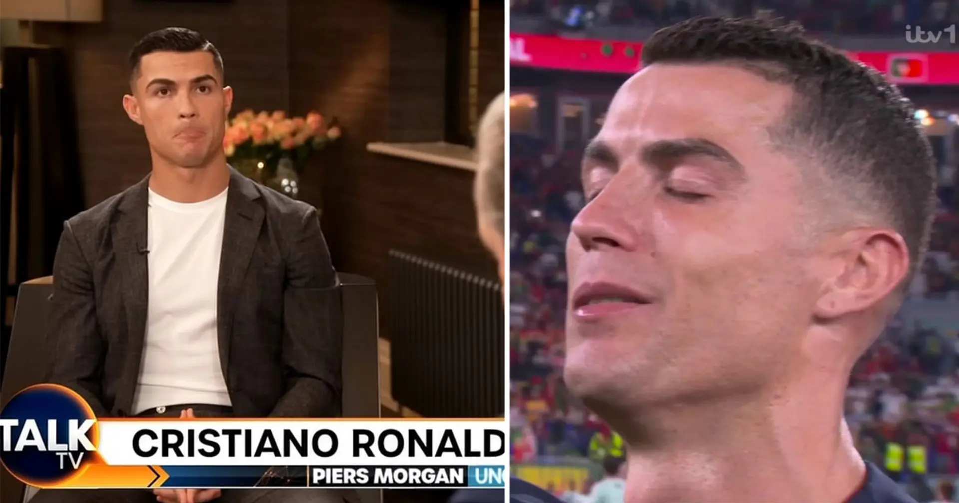 Spotted: Cristiano Ronaldo sheds a tear as he likely starts his last World Cup