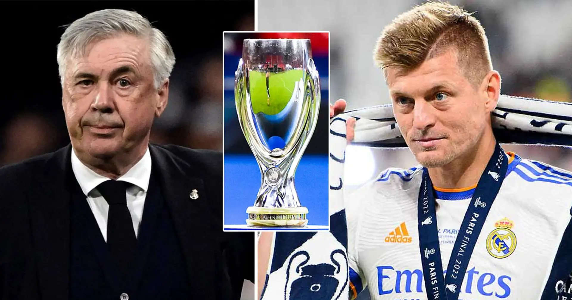 2 records que Kroos et Ancelotti pourraient établir si le Real Madrid remporte la Super Coupe