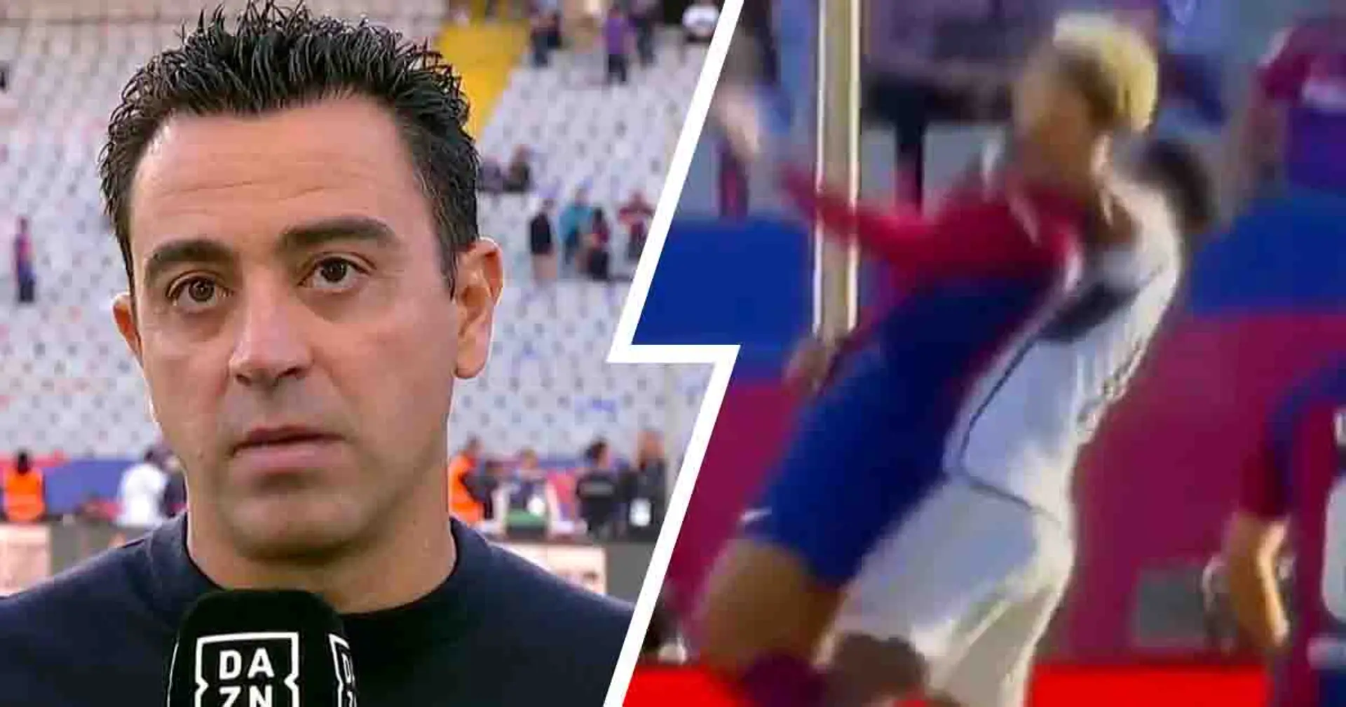 'The players are talking about it': Xavi opens up on Barca being denied penalty for Araujo-Tchouameni incident