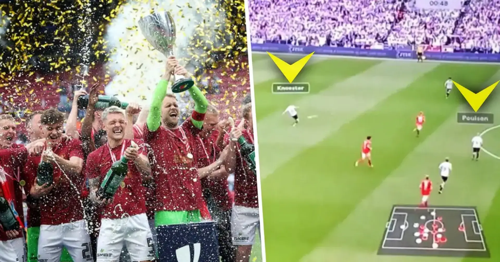 Wie ein Fußball-Simulator: Dänemark zeigt die erste Übertragung eines Spiels im 'Managermodus'