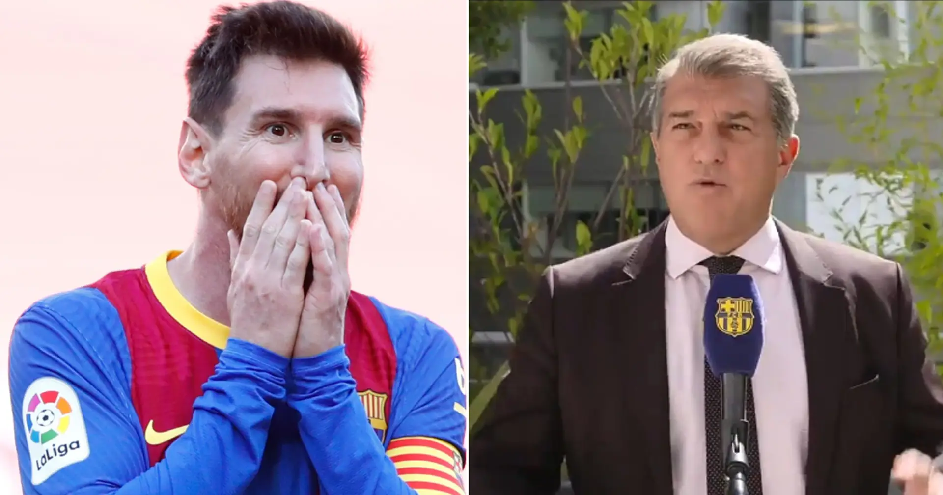 Laporta: 'Tenía una última esperanza de que Messi dijera que juega gratis'