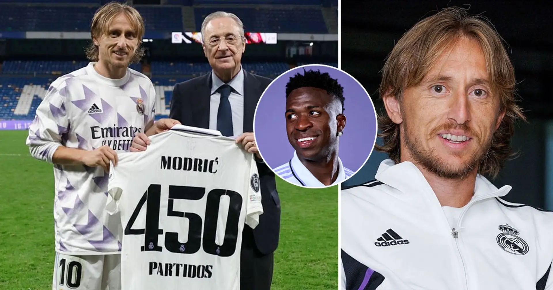 Modric reacts to 450th Real Madrid appearance, thanks Vini for one thing