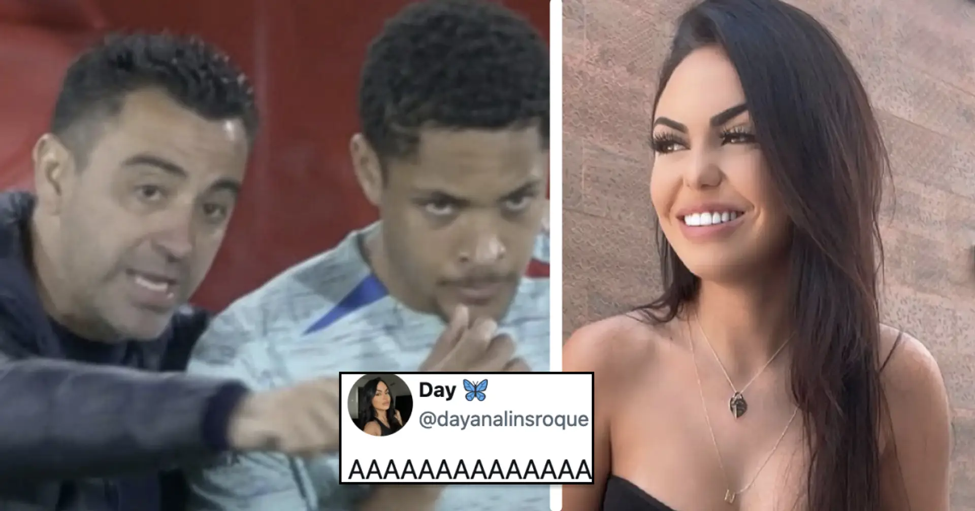 Vitor Roque wife reacts to Xavi finally subbing Brazilian on