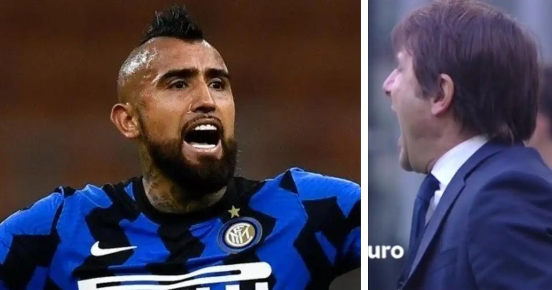 'Arturo, play and f*** off!': Antonio Conte publicly slams Vidal for protesting to referee 