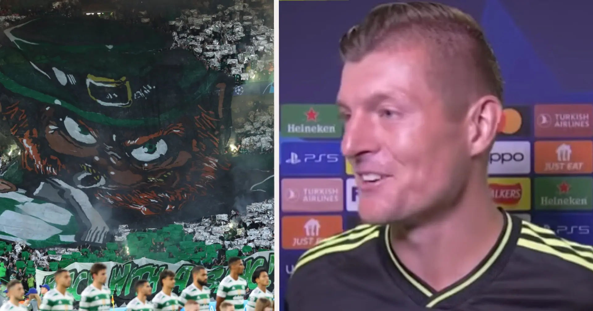 'I told Alaba, we're already losing 2-0': Kroos confesses intimidation by Celtic fans in UCL clash