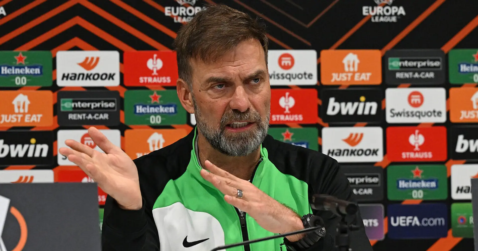 'What I can say': Jurgen Klopp reacts when asked if Liverpool can turn Atalanta tie around