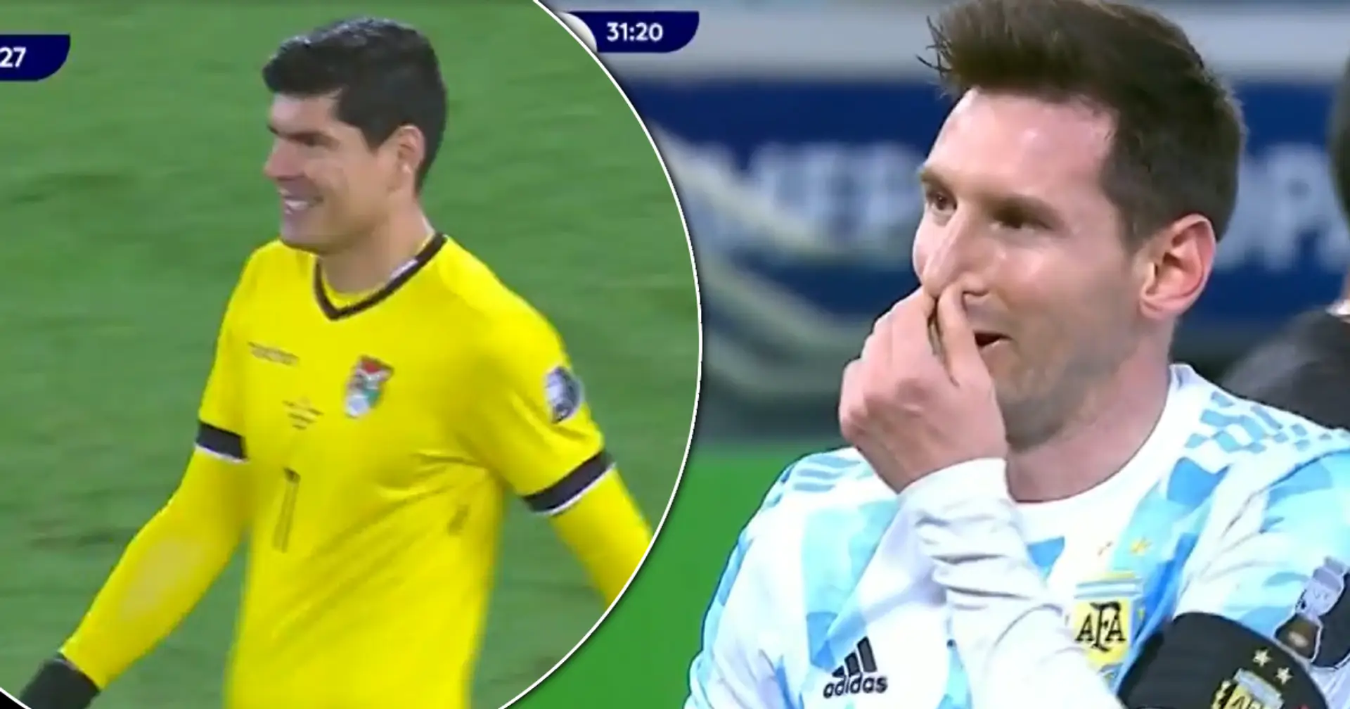 Messi and Bolivia goalkeeper share cute moment before Leo scores penalty – spotted