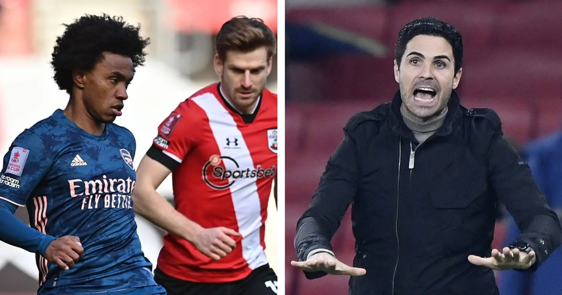 'He clearly does not give one single f*ck about the club. He is a leech': Fan baffled by Arteta's persistence with Willian after Soton loss