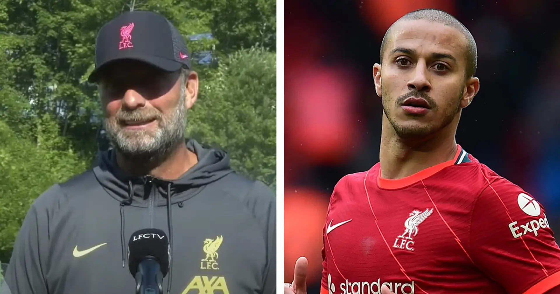 Klopp confirms Thiago to miss Bologna friendly with minor injury