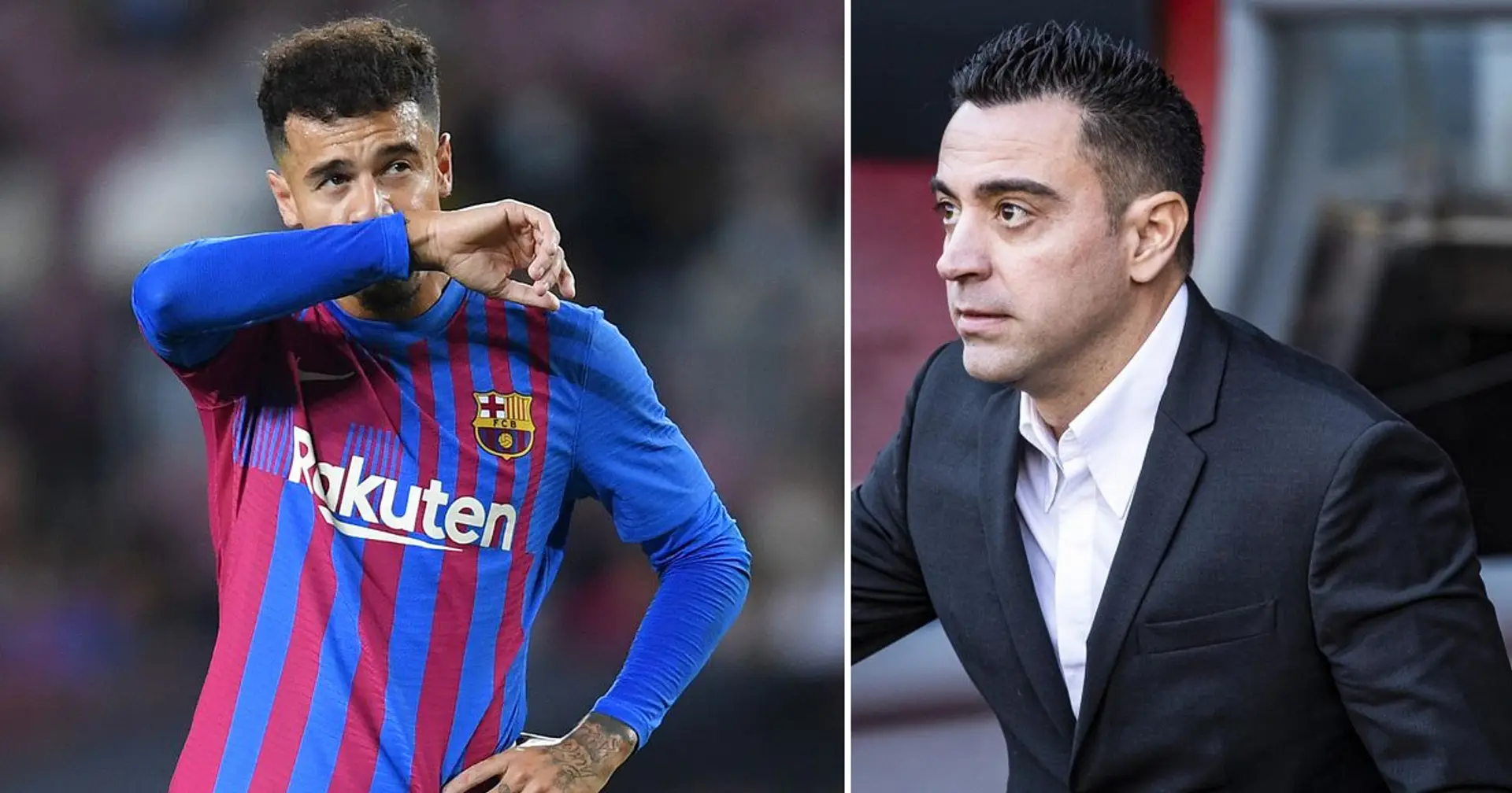 Xavi stance on Coutinho after dressing room dispute revealed by reporters