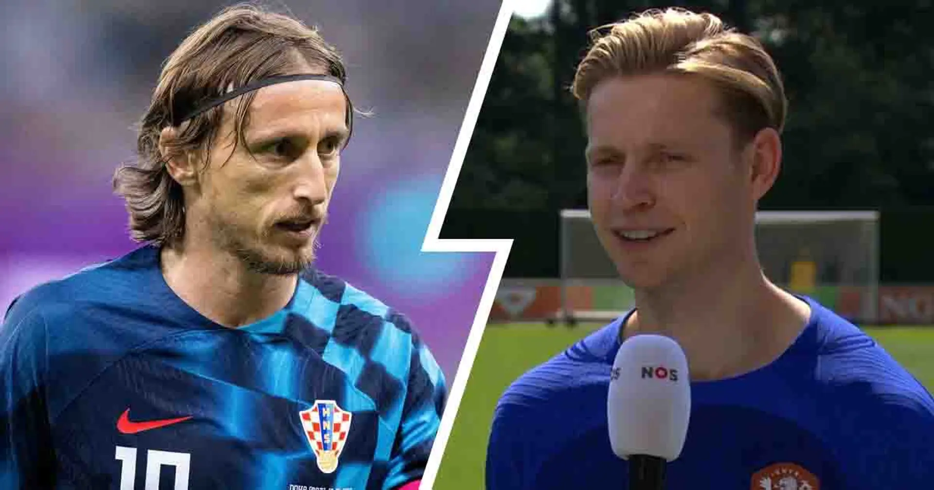 'Beautiful to watch': De Jong names two Luka Modric qualities he admires