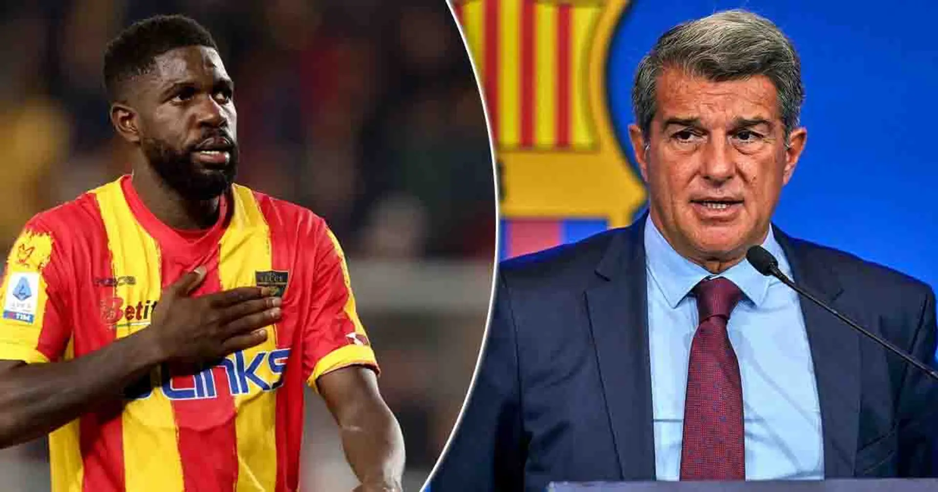 Inter Milan enquire about transfer status of Umtiti & 2 other Barca defenders (reliability: 4 stars)
