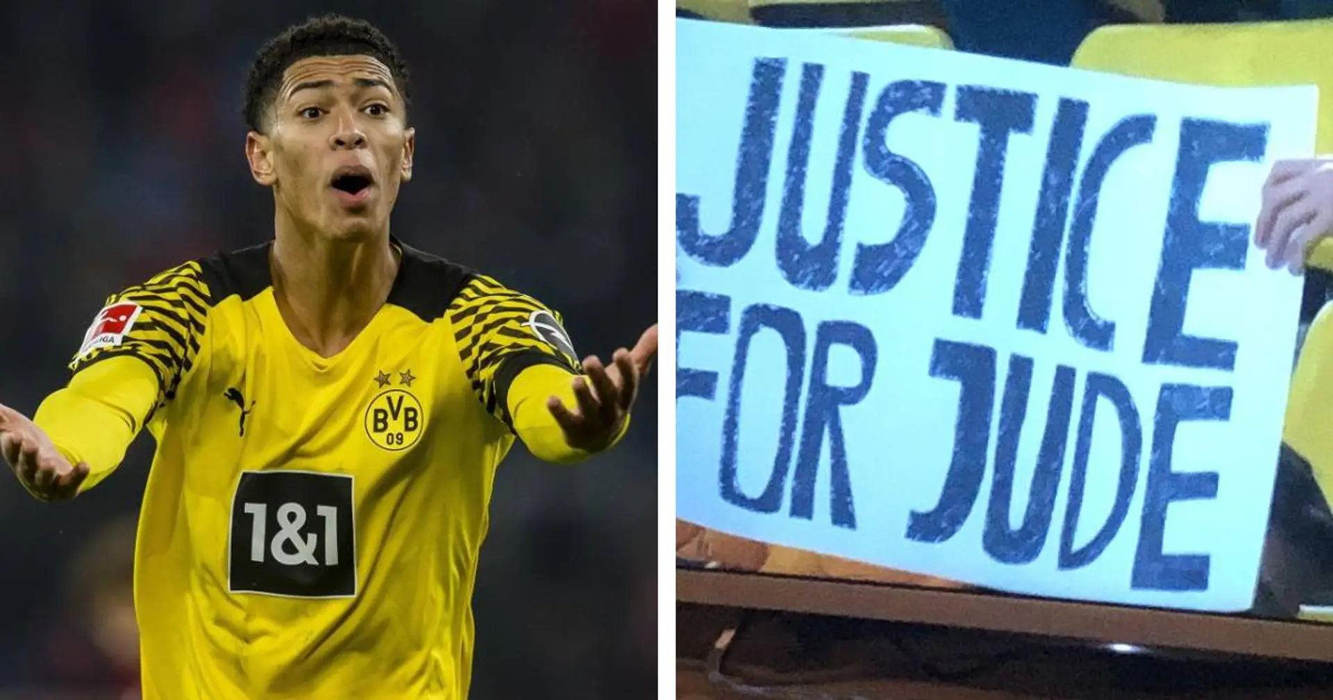 "Justice for Jude": BVB-Fan unterstützt Bellingham, der wegen seiner Zwayer-Aussage bestraft wurde