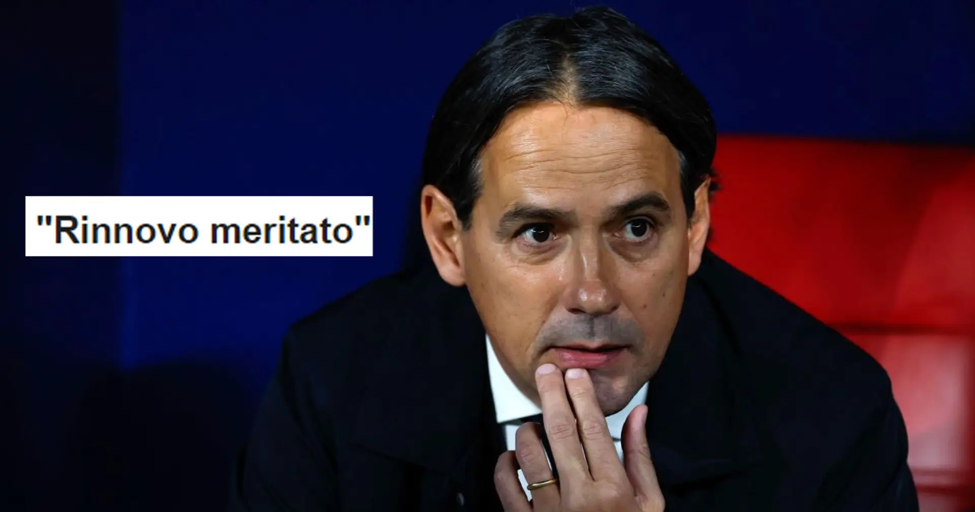 "Rinnovo meritato", la reazione dei tifosi dell'Inter alle ultime sul prolungamento di Simone Inzaghi