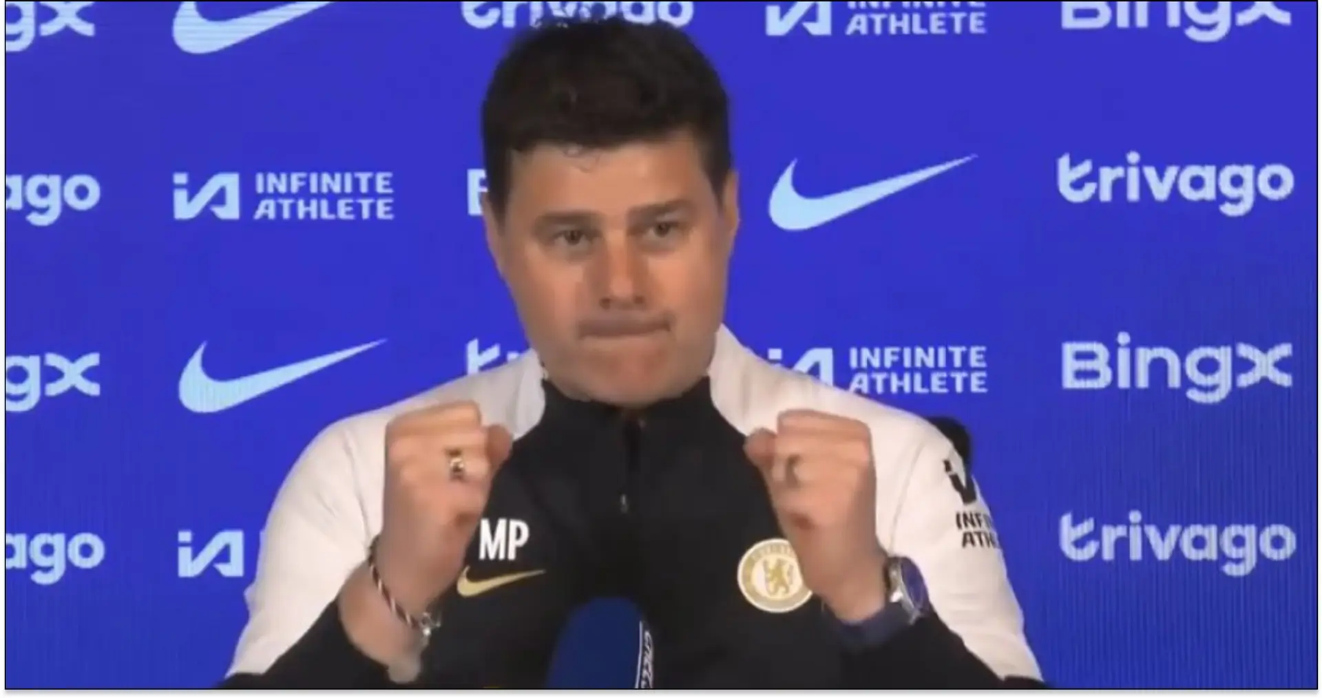Poch's hilarious reaction when told about huge Chelsea stat — video