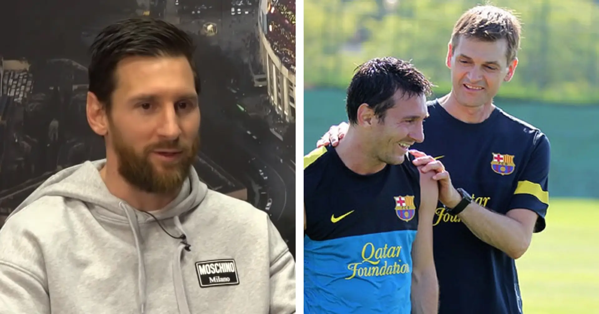 Messi: 'Tito was the first person who had faith in me because at the time, I was a substitute or didn't play'
