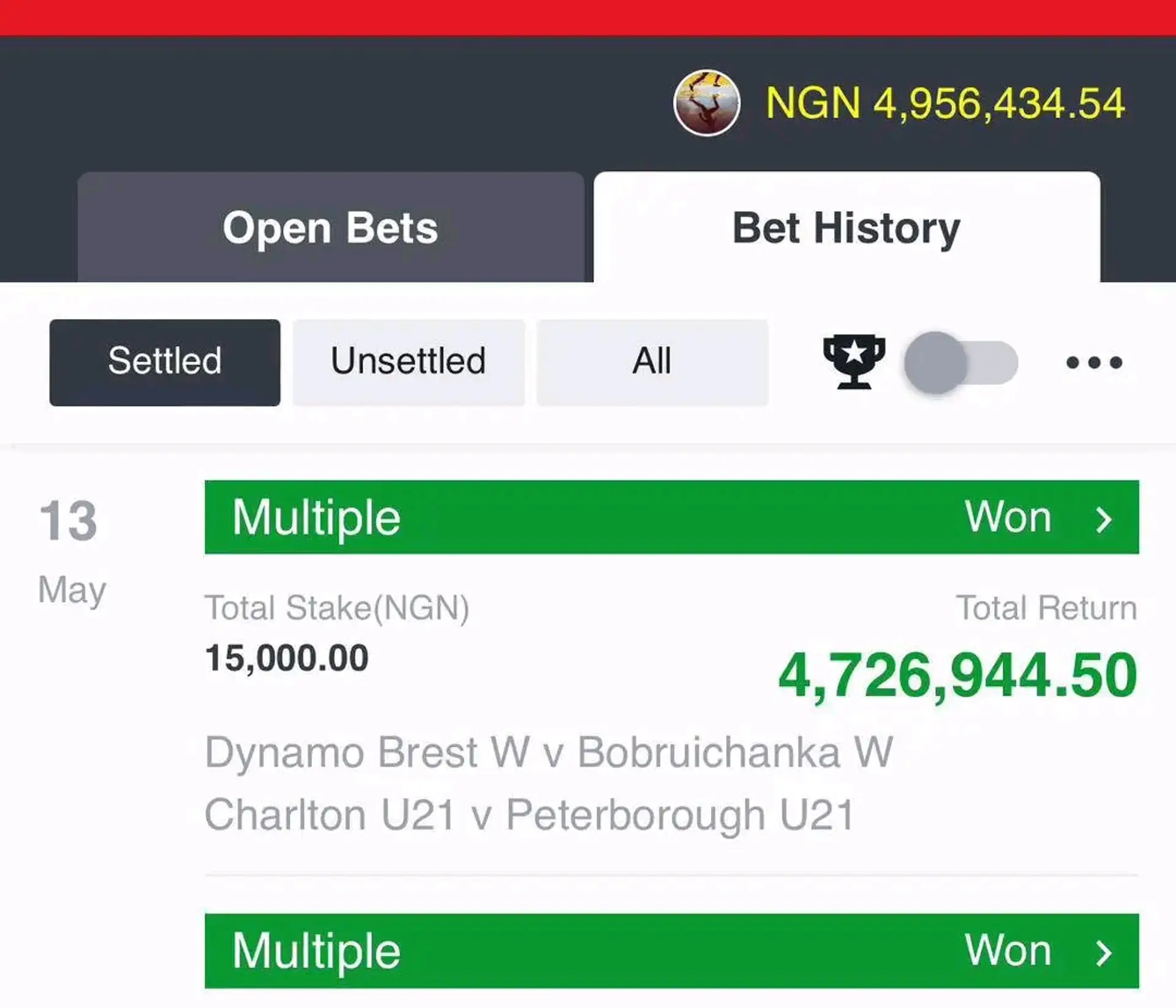 Congratulations to my yesterday subscribers WhatsApp+2348133676846 today subscribe for todays odd WINNING is guaranteed 