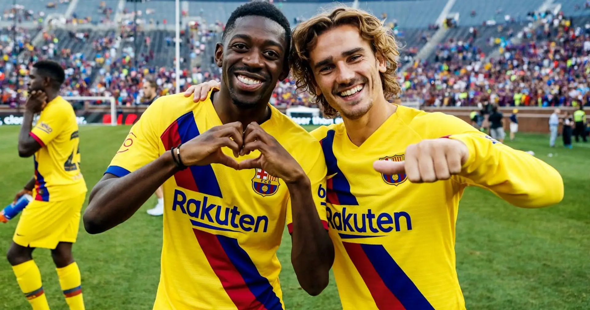 Dembele and Braithwaite IN: Barca reveal squad for Champions League