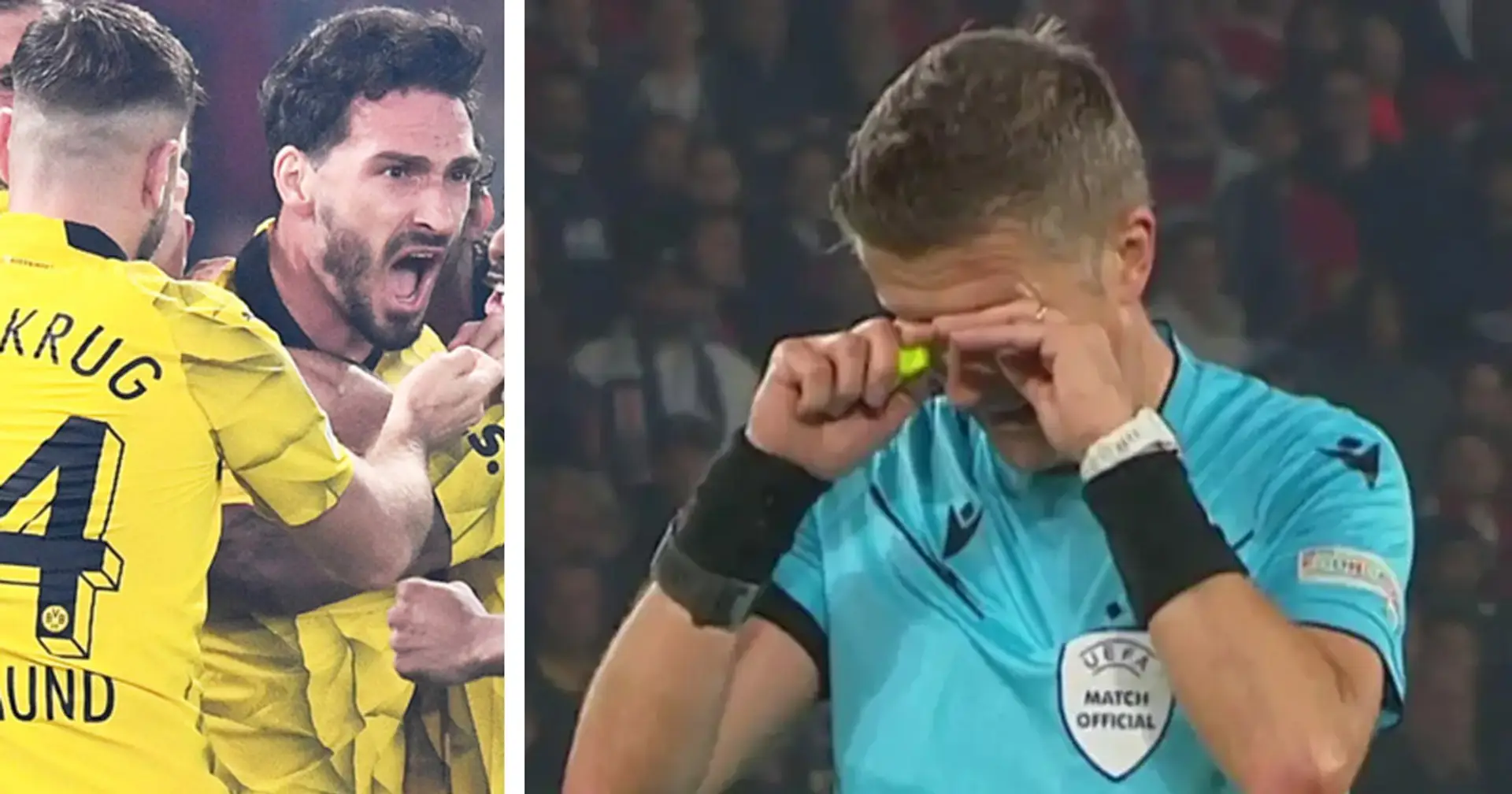 L'arbitro Orsato in lacrime dopo il triplice fischio di PSG-Borussia: il motivo della reazione
