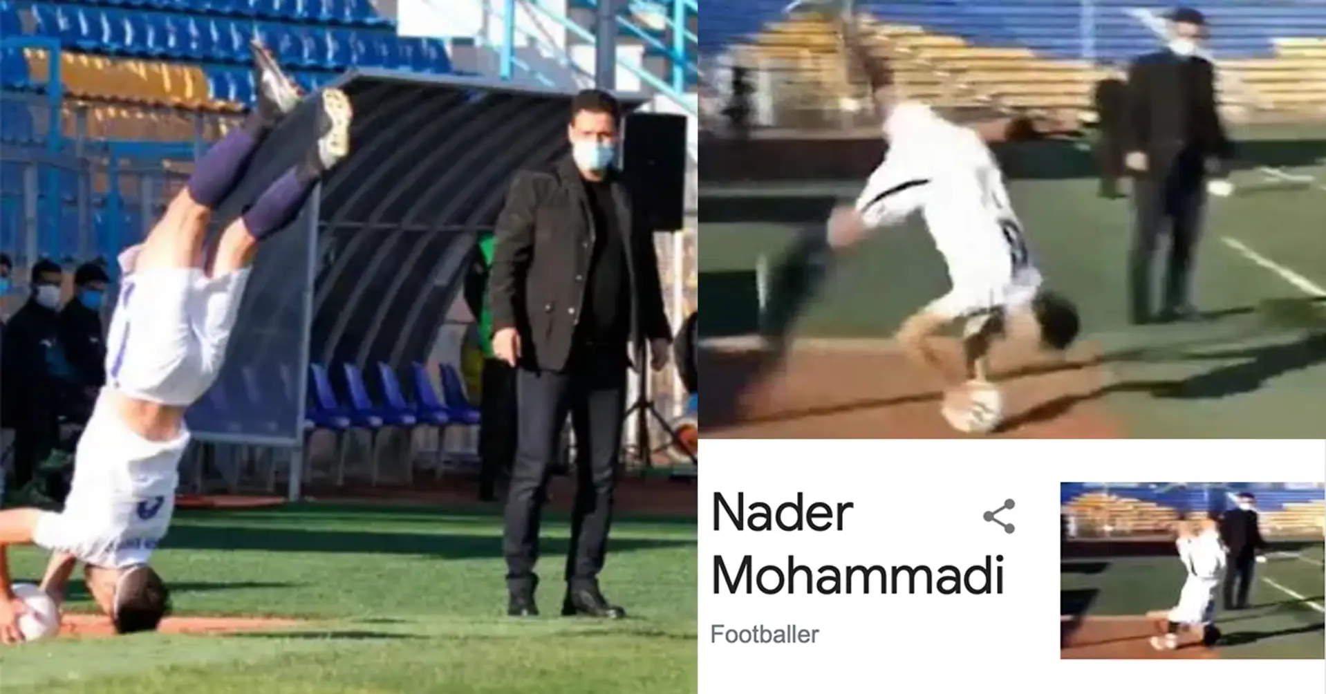 Iranian player becomes King of Throw-In after performing outrageous trick from halfway line