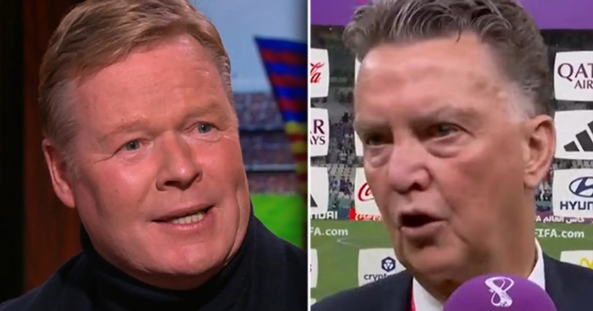 Official: Koeman replaces Van Gaal as the Netherlands' manager
