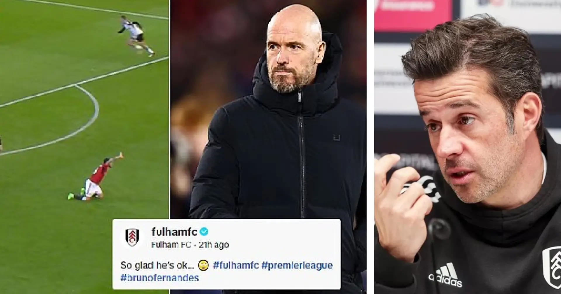 'Ten Hag defends his player': Fulham coach refuses to apologise for video mocking Fernandes 