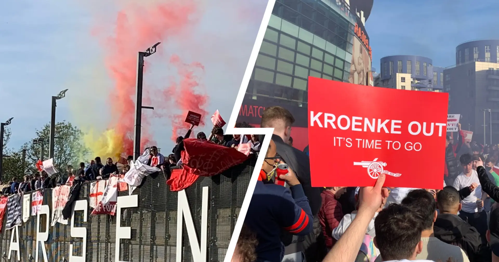 Anti-Kroenke protest gains pace as Arsenal fans make strong statement