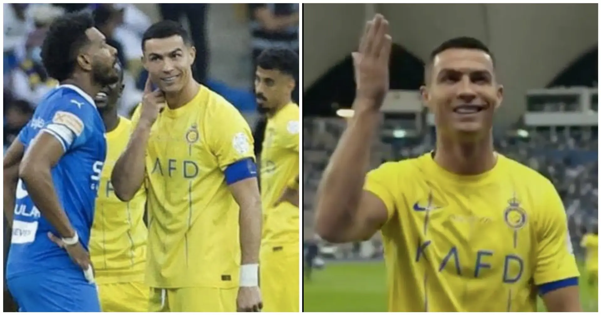 Al-Hilal fans tease Ronaldo with Messi chants - see what Cristiano did!