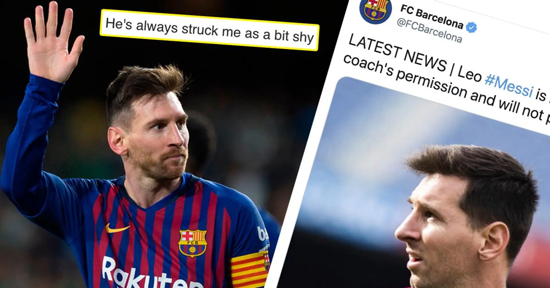 "Je ne serais pas surpris s'il ne rend pas ça public": Un fan explique pourquoi Messi déciderait de jouer son dernier match du Barça contre Celta Vigo
