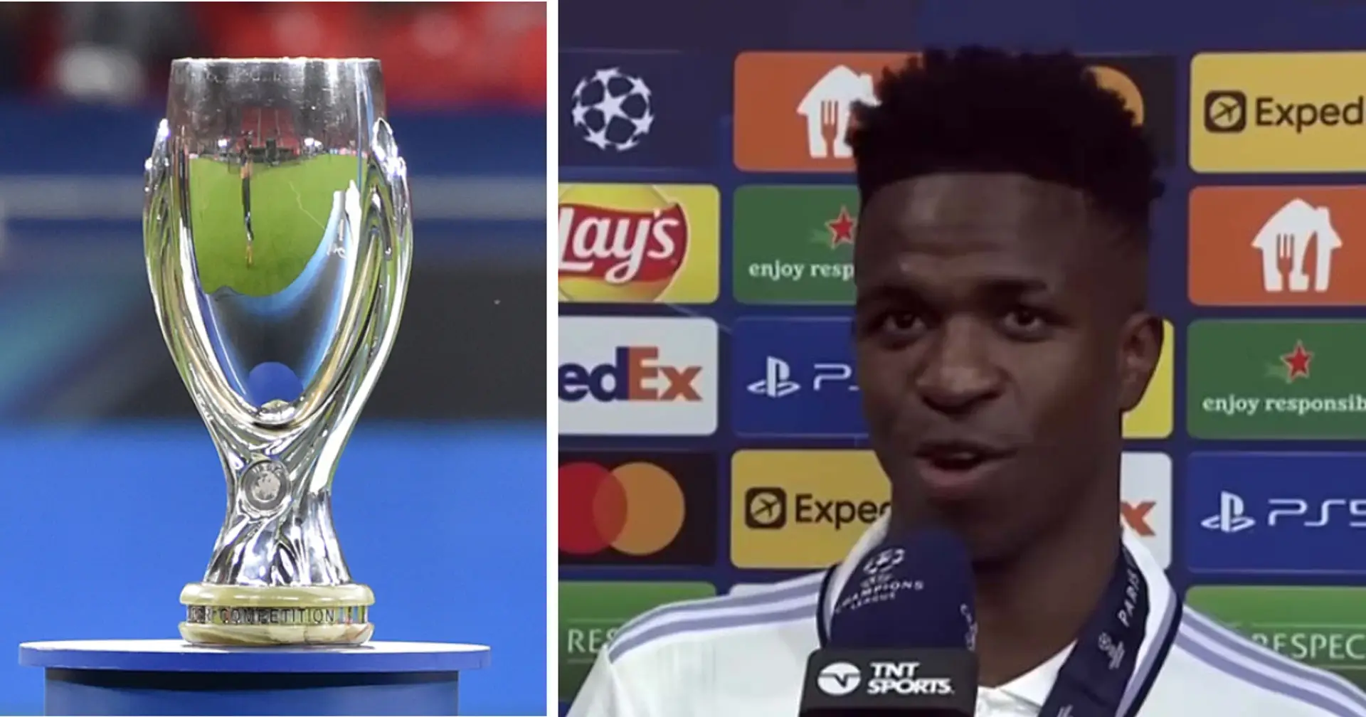 "C'est dans l'ADN du Real Madrid": Vinicius vise le trophée de la Super Coupe d'Europe