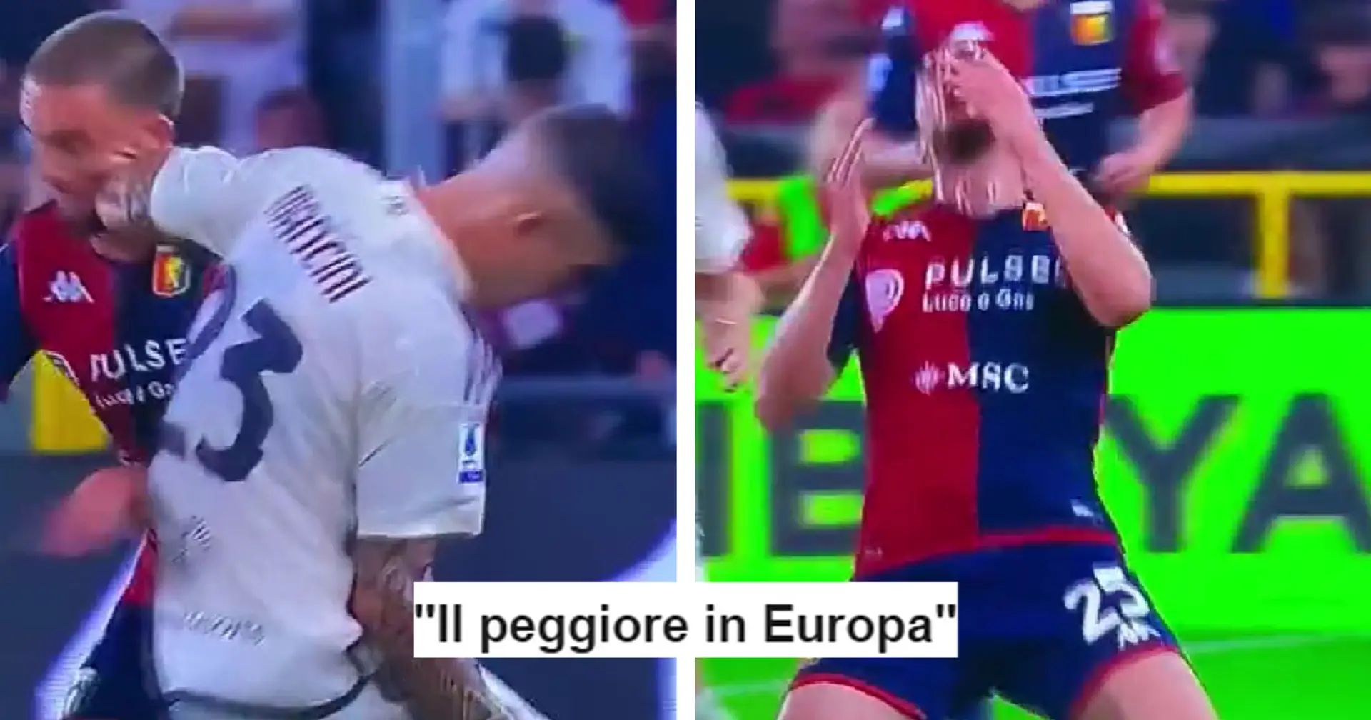 "Il peggiore in Europa": il gesto antisportivo di Mancini contro il Genoa scatena i tifosi dell'Inter