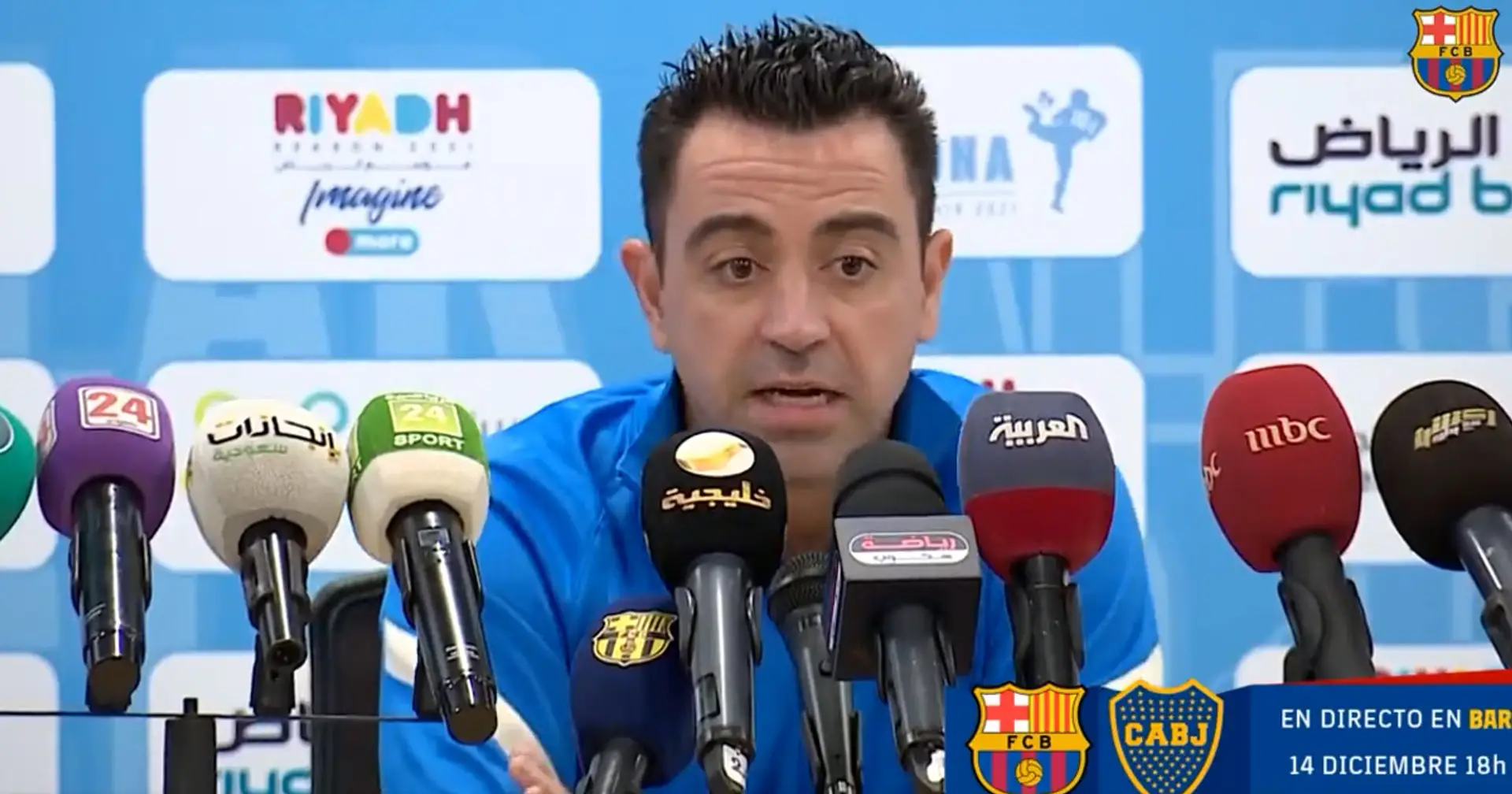 Xavi opens up on Barca's plans for January