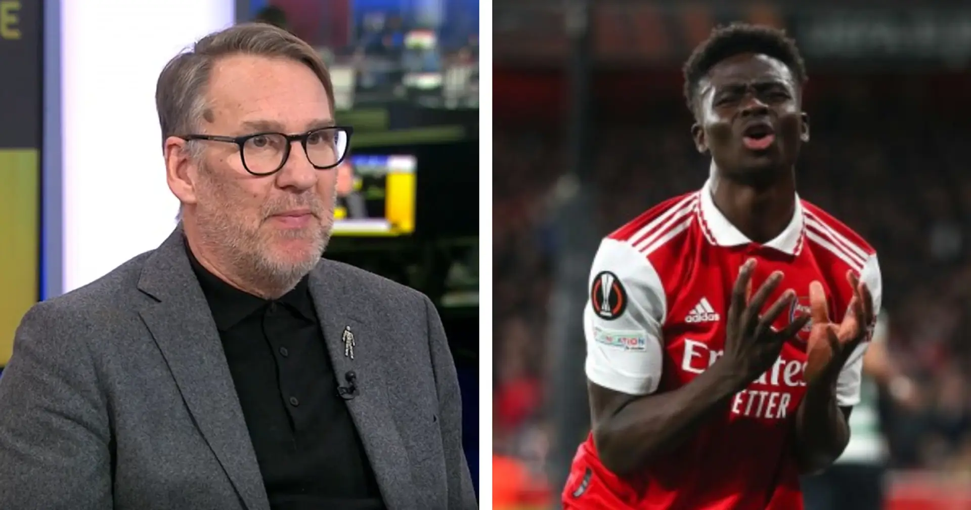 'He'll have to change his game to combat that': Paul Merson names one major 'problem' Bukayo Saka will soon face