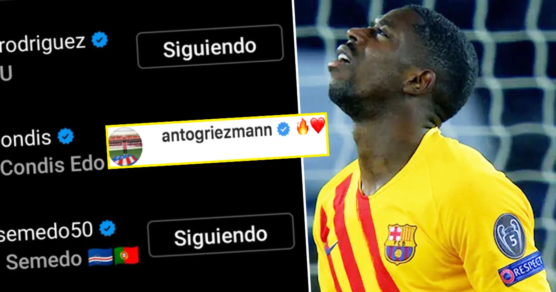 "Tout le Barça rejette l'union": 6 joueurs qui ont "aimé" le post Instagram de Dembele