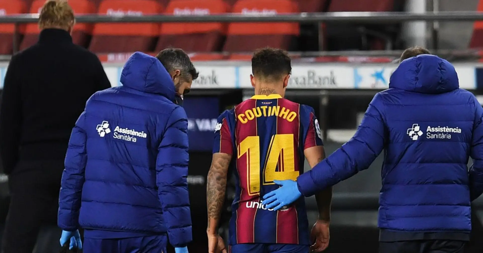 رسميا.. برشلونة يؤكد خضوع كوتينيو للجراحة بعد إصابته في الركبة