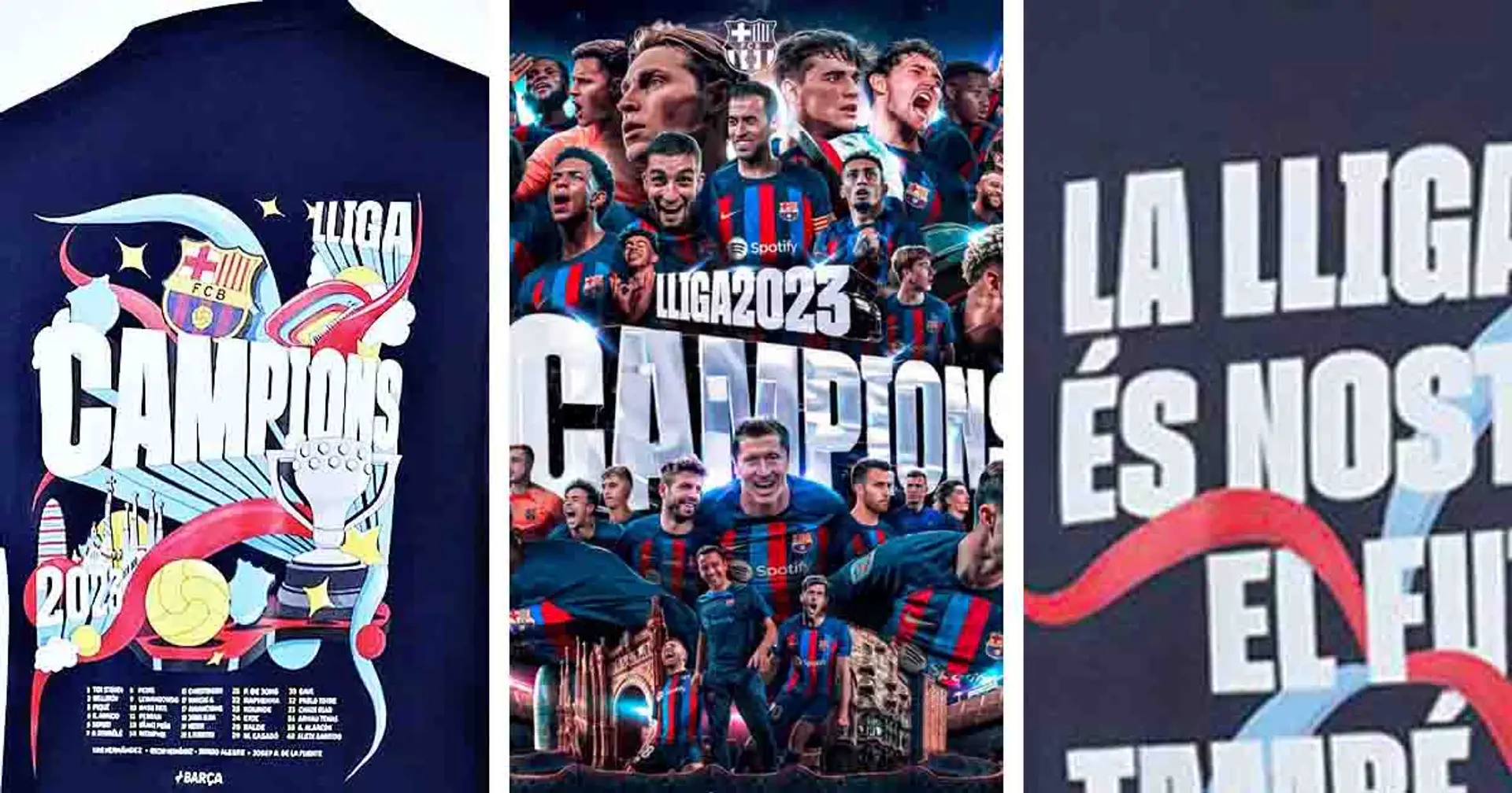 Look: Two best pictures of Barca's newly released 'Champions' shirt