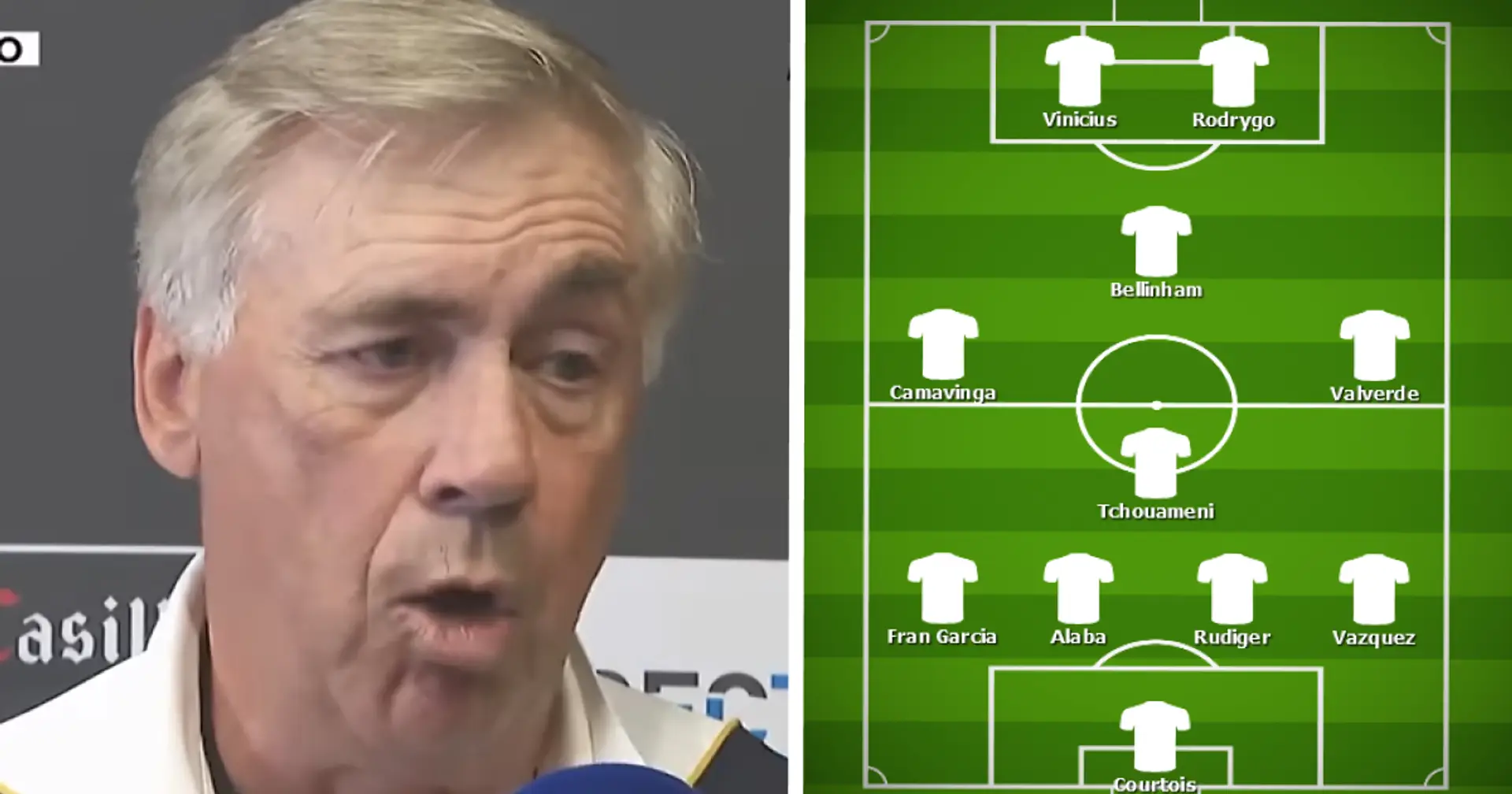 Ancelotti explica qué hace especial a este equipo del Madrid y por qué el 4-4-2 'funciona bien'