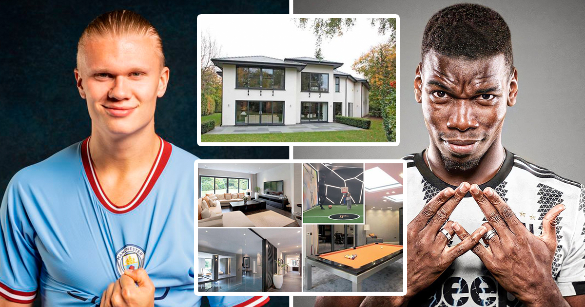 Erling Haaland looks to buy Paul Pogba's £3m mansion which includes personalised indoor pitch - Football | Tribuna.com