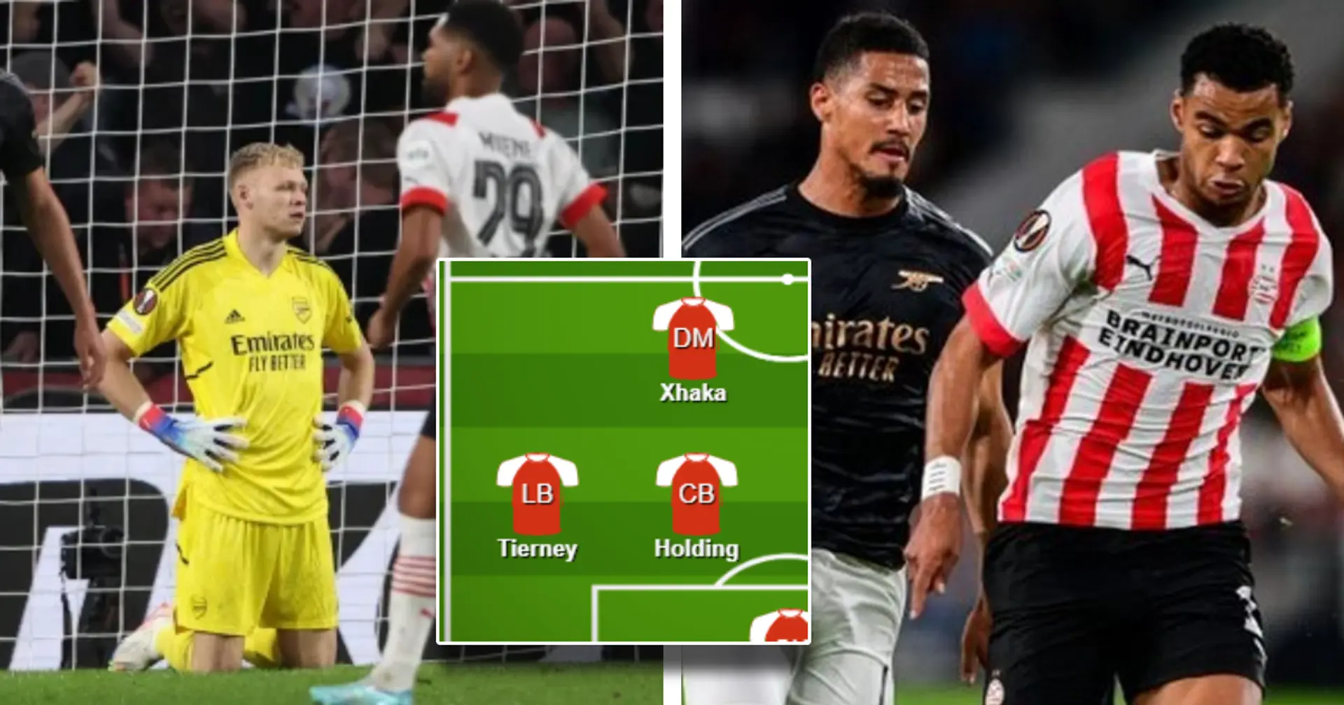 Not Ramsdale: Arsenal's biggest weakness in PSV Eindhoven loss — shown in line-up
