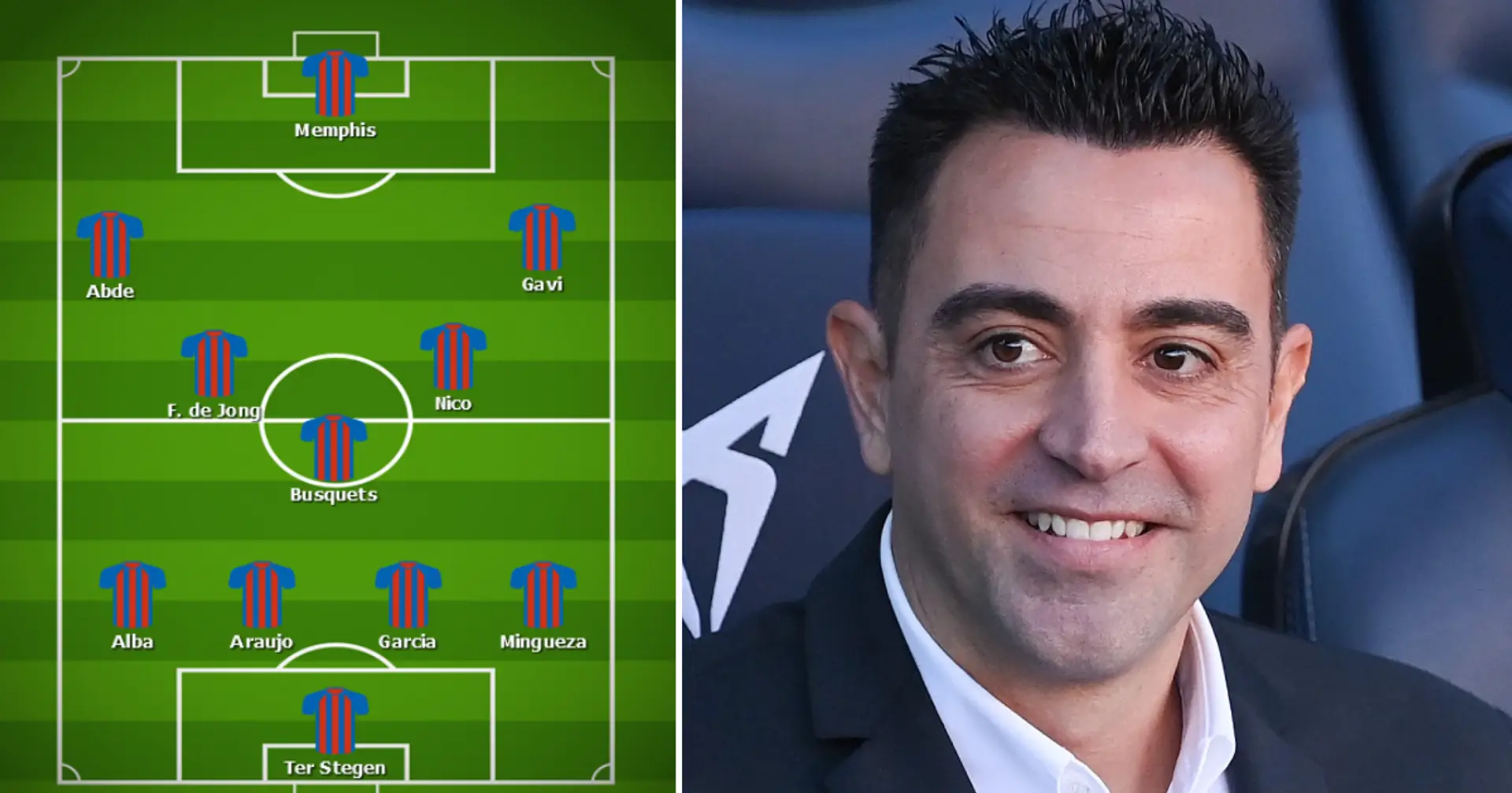 Revealed: Xavi's preferred formation for Espanyol clash