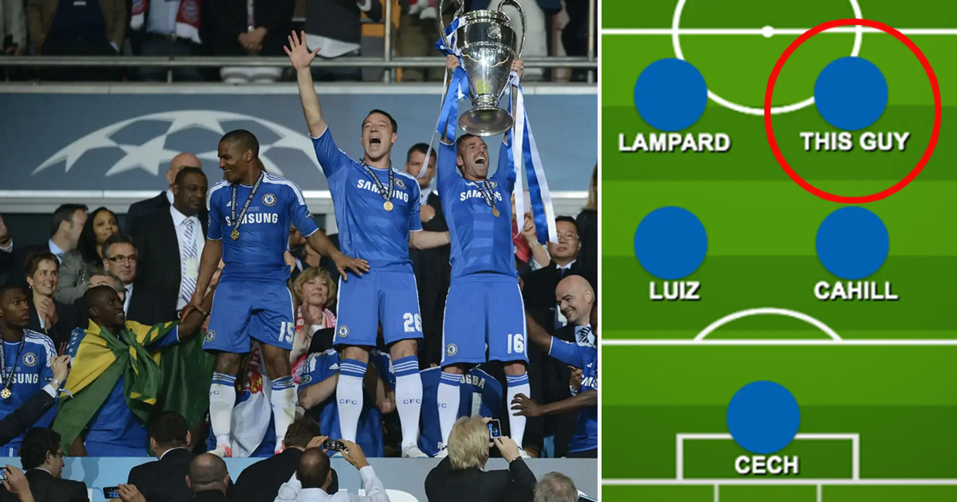 Who did 'dirty work' in Chelsea's 2012 Champions League triumph letting Drogba and Cech hit headlines?