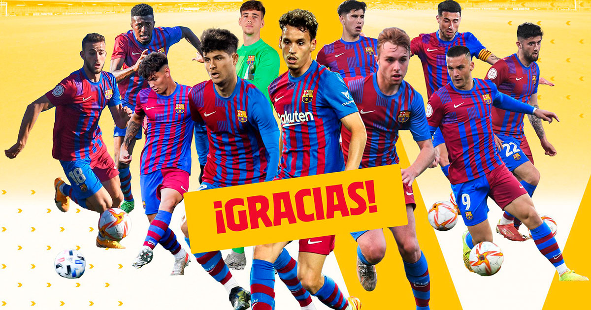 10 Barca B players' exits announced, one standout name in