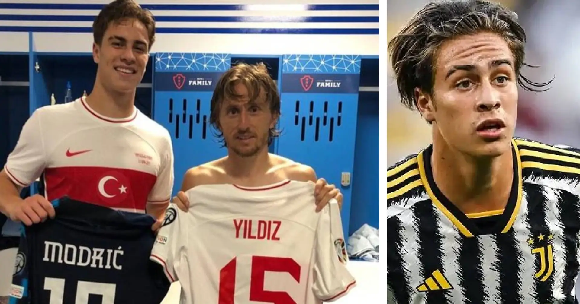 "Il calcio lascia momenti magici": Yildiz scambia la maglia con la stella del Real Madrid Modric 